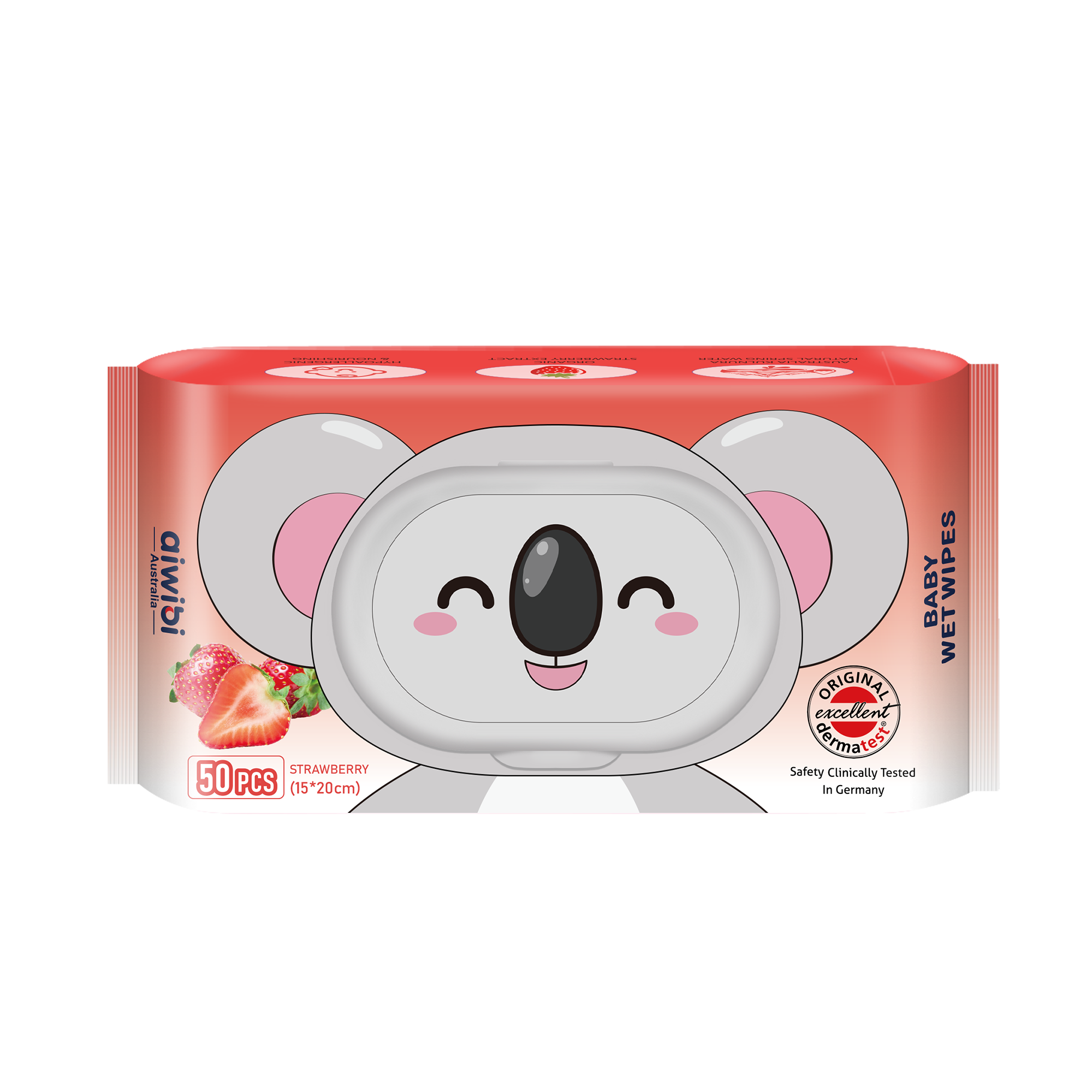 Toallitas Aroma Cuidado Sereno (Fresa)